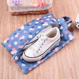 Portable Waterproof Travel Shoe Bag outdoor Storage Bag Pouch Convenient Storage Organiser Shoes Sorting Zipper Tote LX3776