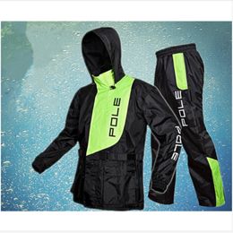 Fashion raincoat men waterproof raincoat suit motorcycle rain jacket poncho large size rain coat outdoor sport suit coat Y200324