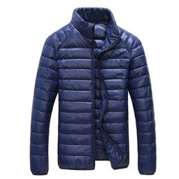 Giacche da uomo Autunno Inverno Giacca da uomo Ultralight Portable Parka Coat Casual Warm Antivento Outwear maschile 5XL 6XL