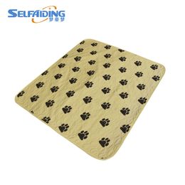 Four Colours of Waterproof Reusable Dog Bed Mats For Dog Urine Pad Puppy Pee Pad Rug PTP-801 LJ201203