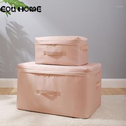 Storage Bags Oxford Cloth Family Space-saving Finishing Bed Closet Clothes Divider Organizer Dust Bag Durable Comforter Box No Smell