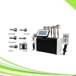 spa 6 in 1 ultrasonic cavitation rf face lift diode laser fat burning diode lipo laser slimming machine