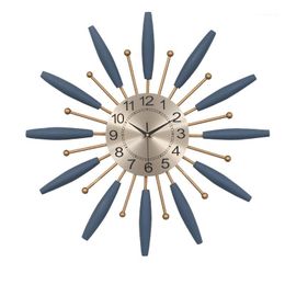 Wall Clocks Simple Silent Clock Modern Design Lighted Minimalist Large Metal Orologio Da Parete Watch Home YY60WC1