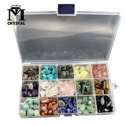 Fifteen kinds Natural crystal and Gemstone Stone Quartz Rock Mineral specimen Healing Reiki home decor 201125