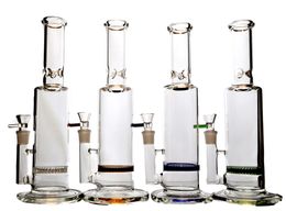 12 Inch Bottle Style Clear Glass Water Bong Incycler Oil Rigs Dab Rig Smoking Water Pipes Turbine Percolator Top Open Glass Bongs