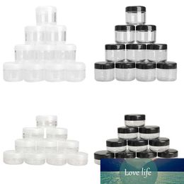 10Pcs/pack Empty Plastic Clear Cosmetic Jar Pot Eyeshadow Makeup Face Cream Container Mini Box Sample Pots Gel Box 10/20g