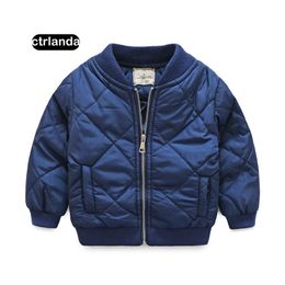 Baby Boy Jacket Coat Kids Windproof Warm Down Coat Cotton Outerwear Winter Clothes Casual Thick Down Parkas Toddler boy Dustcoat LJ201125