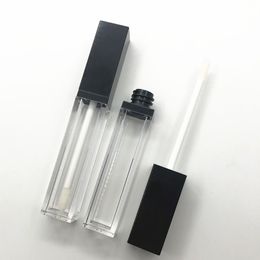 Wholesale 5ml Lipgloss Plastic Box Containers Empty Clear Lipgloss Tube Eyeliner Eyelash Container Mini Lip Gloss Split Bottle