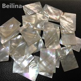 1lot10pcs30mm /20mm/1mm white Natural mother of pearl shell DIY musical instrument accessories and wood inlay carved material 201125