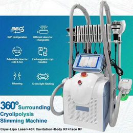 7-IN-1 multifunction fat freezing body slimming lipolaser diode slim machine skin tightening Weight Loss fats freezing equipment for salon