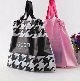 Gift Wrap Large Drawstring Pouch Beam Garment Bag Portable Plastic With Handles Shopping Shoes/clothing Storage1