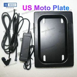 USA Motocycle Hide-Away Shutter Licence Plate Frame Device Stealth Remote Control Brand New