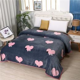 Soft Warm Flannel Blanket Plush Bed Covers For Sofa Soft Adult Throw Blankets Bedspread For The Couch Dropshipping SG LJ201127