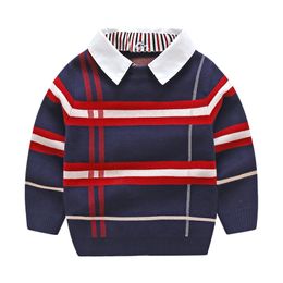 Jungen Sweatershirt Herbst Winter Marke Pullover Mantel Jacke für Kinder Toddle Baby Jungen Pullover 2 3 4 5 6 7 jahre Jungen Kleidung