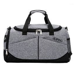Duffel Bags Luggage Travel Bag For Men Waterproof Oxford Large Capacity Zipper Duffle Fitness Gym Storage Handbag Shoulder Messenger Bag1