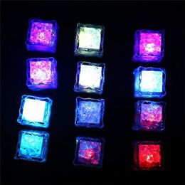 2022 new Led Lights Polychrome Flash Party Lights LED Glowing Ice Cubes Blinking Flashing Decor Light Up Bar Club Wedding Wholesale