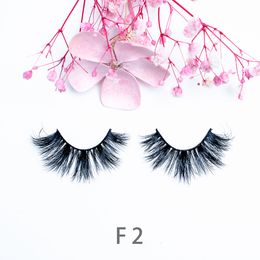 F Series 15mm Lashes Wholesale 3D Mink Eyelashes Custom Private Label Natural Long Fluffy False Eyelash Extensions Soft Real 5D Mink Lashes