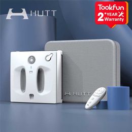 HUTT Smart Water spray window cleaner W66 electric window cleaning robot Magnetic Glass Tile wall household Cleaning Tool 211224