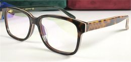 New Simple design prescription glasses frame fashion style top quality men's pure Colour transparent lens glasses 0272