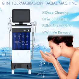 8 in 1 hydra dermabrasion face deep cleasing beauty machine skin scrubber ultrasound whitening facial care equipment