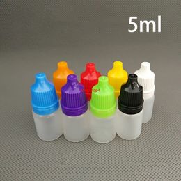 5ml Empty Plastic Drop Water Bottle Refillable Small Makeup Liquid Cosmetic Essential Oil Packaging Containersgood qualtity