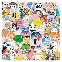 2 Sets 200PCS Cute Animal Graffiti Stickers Helmet Water Cup Notebook Skateboard Refrigerator Stickers