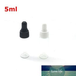300pc Clear 5ml Glass Dropper Bottle Sample Vial for Essential Oil Perfume Tiny Portable Bottle