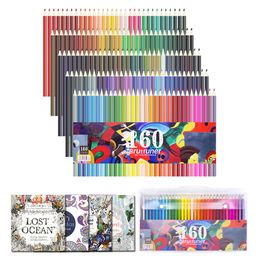 160 Colours Professional Coloured Pencils For Sketch Drawing Artist Wood Pencil Water Colour Pencil Set for School Art Supplies Y200709