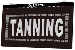 LS1797 Tanning Shop Sun Lotion 3D Engraving LED Light Sign Wholesale Retail
