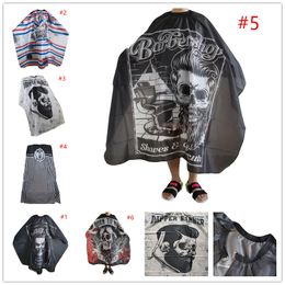 140*160cm Hairdresser Apron Hair Cut Cape Gown Hairdress Cape Salon Hair Salon Barber Cape Barber Hair Cutting Apron 6pcs