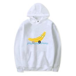 Men's Hoodies & Sweatshirts OMIFE Couple Thin Cotton Fabrics Hoodie 2021 Global Harajuku Banana Print In Spring Autumn Winter