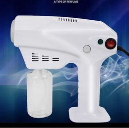 Handheld Nano Spray Gun Blue Ray Disinfectant Sterilizer 1300w 280ml Spray Machine Water Mist Sprayer Household Cleaning Tools KKA8001