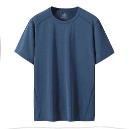 Quick Dry Sport T Shirt Men 2021 Short Sleeves Summer Casual Mesh Cotton Plus OverSize 6XL 7XL 8XL Top Tees GYM Tshirt Clothes G1222