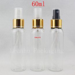 60ML Transparent Skin Care Makeup Bottle With Fine Spray Pump,Empty Cosmetic Containers,Homemade Refillable Water Bottlesgood package