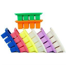 Silicone Cup Cake Mould Baking tools Nonstick Heat-Resistant Four grids mix Colour and easy to clean