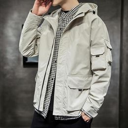 2020 Mens Jackets Autumn Casual Coats Hoodie Jacket Fashion Zipper Plus Size Male Outwear Mens Clothing Jackets Coat FB