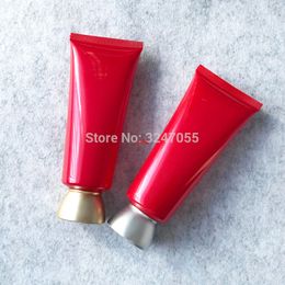 100ml/g Red Cosmetic Hand Cream Squeeze Soft Tube, Plastic Elegant Hose Tube for Products, Foundation Bottlehigh qualtity
