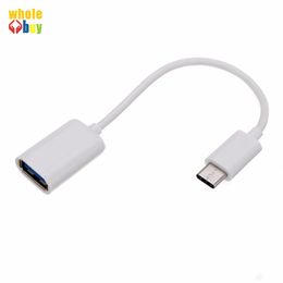 100pcs/lot USB Type C OTG Cable 3.1 Male to USB 3.0 A Female Fast charging Converter USB Adapter Data Cable For Xiaomi Huawei