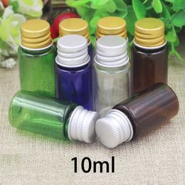 10ml Empty Water Bottle Small Cosmetic Makeup Essential Oil Perfume Travel Packaging Container Plastic Inner Plug Free Shipping