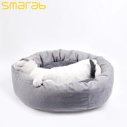 Cat Houses and Pet Bed Sleeping Kitten Beds Mats Grey Products Bag Breathable Warmth Winter Hamacas Gato