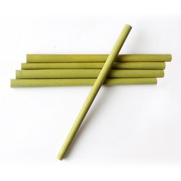 20cm Organic Bamboo Drinking Straw Party Birthday Wedding Biodegradable Reusable Eco-friendly Straws Kitchen Bar Tools WB3265