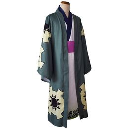 One piece Wano Country Arc Roronoa Zoro cosplay Outfit Kimono