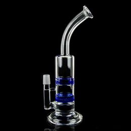 2020 New Design Black 10 In Glass Bongs Pipe Tyre Philtre Dab Rig Smoking Water Pipes Tornado Bong Glass Bongs Two Layers Comb Customised