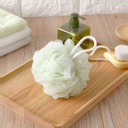 white bath sponge Canada - 3PC Soft Shower Mesh Foaming Sponge Exfoliating Scrubber White Bath Bubble Ball Body Skin Cleaner Cleaning Tool Bathroom W220304