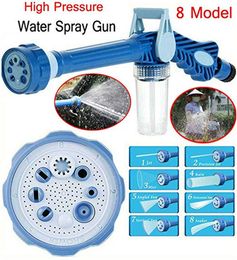 WOWCC 8 in 1 Jet Spray Gun Soap Dispenser Garden Watering Hose Nozzle Car Washing Tool Y200106