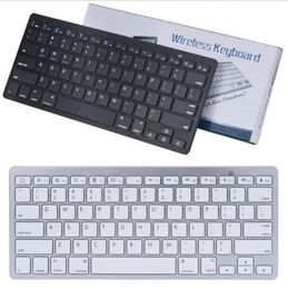 Ultra Slim Bluetooth Keyboard Mute Tablets and Smartphones For Tablet Wireless Keyboard Style for ios Android Windows PC with retial