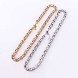 8mm Width Gold Silver Colours Bling CZ Chain Necklace Bracelet Jewellery for Men Women Punk Jewellery