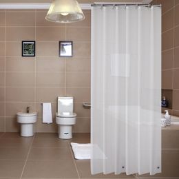 Shower Curtain Liner,Waterproof,Odorless,Mildew Resistance, Eco Friendly With Bottom Magnets and Metal Grommets, 180CM*180CM LJ200827