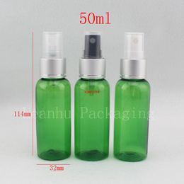 wholesale,50ml Mini Professional green Beauty Plastic Pump Spary Bottle Foam Makeup Cosmetic Cute Tool Storing Perfume etcgood package