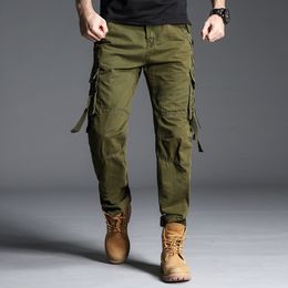 cargo pants Mens military style Army Green Camouflage Army Tactical Pants Men Military Trousers Straight Trousers For Men 6662 LJ201104